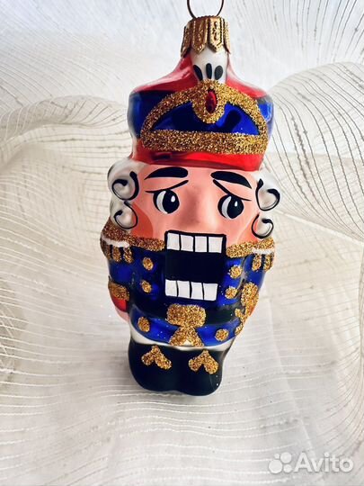 Ёлочная игрушке Щелкунчик-2 фирма Ёлочка из стекла