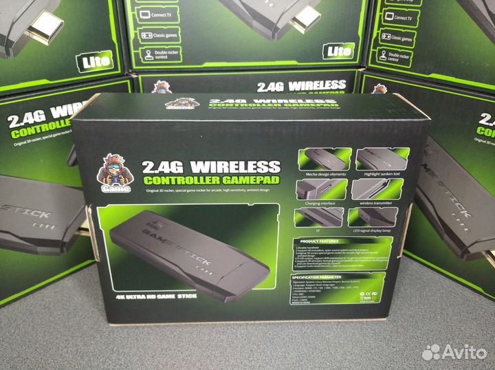 Портативная игровая приставка Game Stick Lite 64GB