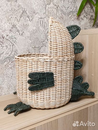 Корзина Дино для игрушек