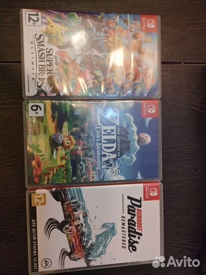 Продам картриджи для Nintendo Switch