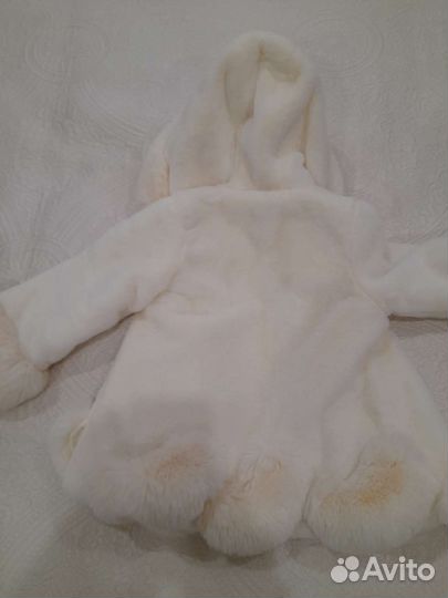 Шубка детская мехавушка межсезонье