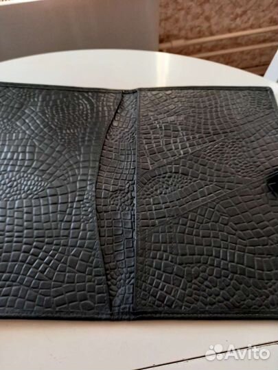 4 Папки для бумаг доклада Кремль нат кожа черная