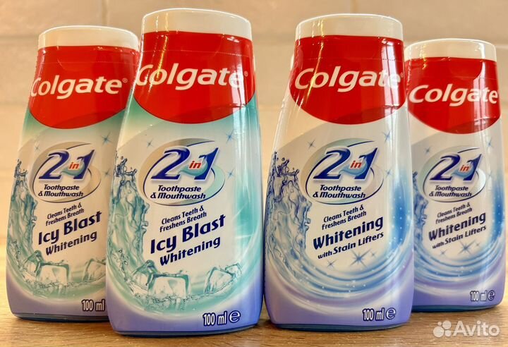 Зубная паста-гель Colgate 2в1, 100 мл (Нидерланды)