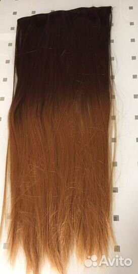 Волосы на заколках для наращивания