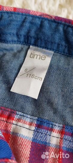 Рубашка детская плотная 116 см