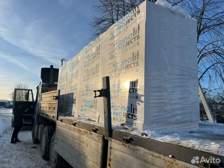 Строительные и перегородочные блоки Бонолит