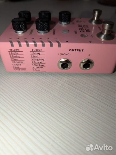 Гитарная педаль Mooer delay d7 x2