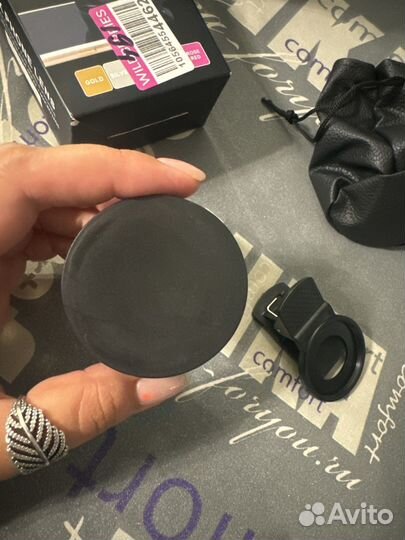 Линза для макро съемки на телефон