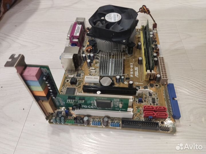 Материнская плата с процессором pentium E5300