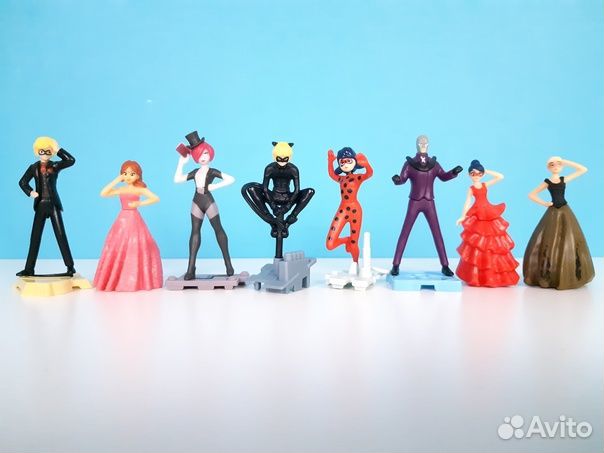 Игрушки из киндер сюрприза Леди Баг