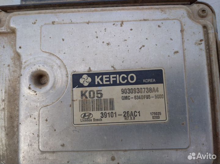 Блок управления двигателем Хендай Верна Акцент 3