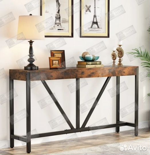 Консоль в стиле лофт «Платакс»