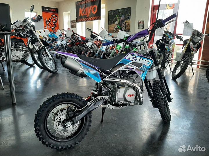 Мотоцикл kayo mini YX125EM pitbike Витрина