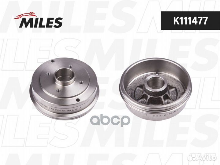 Барабан тормозной (d180mm) renault logan/clio/M