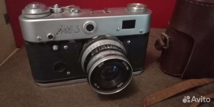 Комплект фотоаппарат фед 3 + фотопроявитель