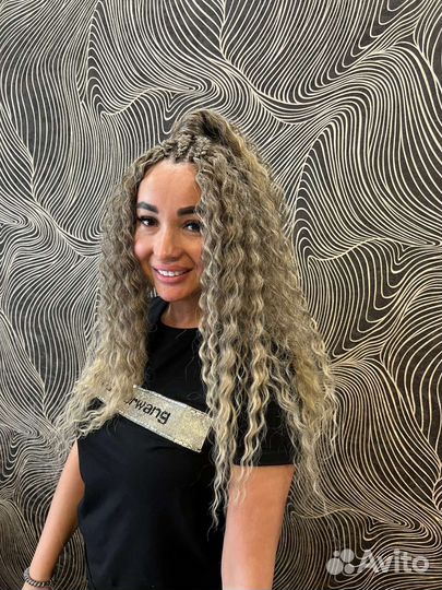 Афрохвост,водопад, боксёрские косы