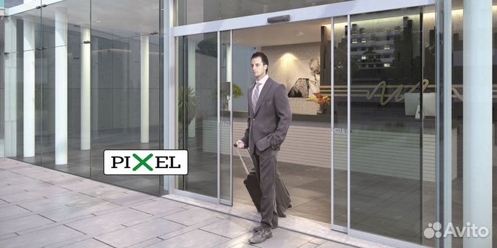 Автоматические двери раздвижные стеклянные