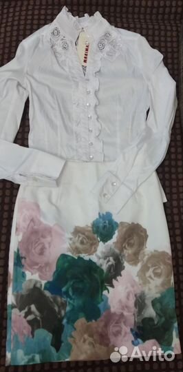 Блузка, юбка новые Р. 40