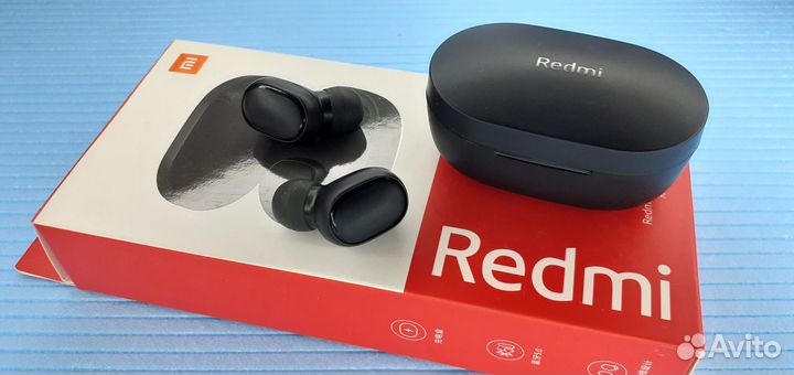Наушники Xiaomi Redmi Airdots Чёрные с Микрофоном