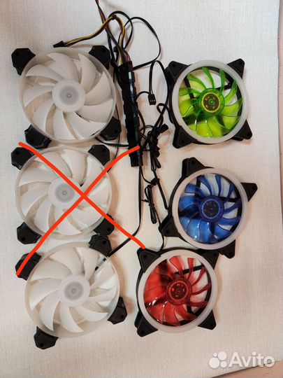 Вентиляторы 120 новые лот 10 шт