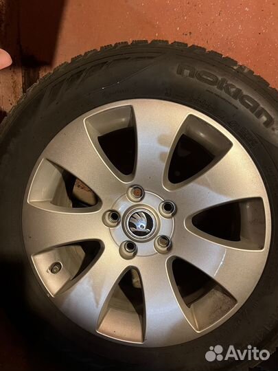 Зимние колеса в сборе шкода Skoda