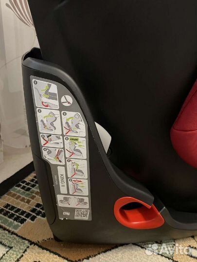 Автокресло Britax Romer king 2 Black series 9-18кг