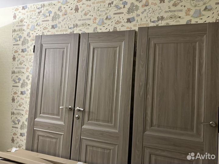 Двери межкомнатные с коробкой б/ у