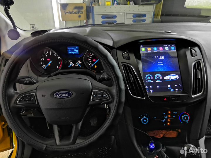 Магнитола Android Ford Focus 3 Tesla