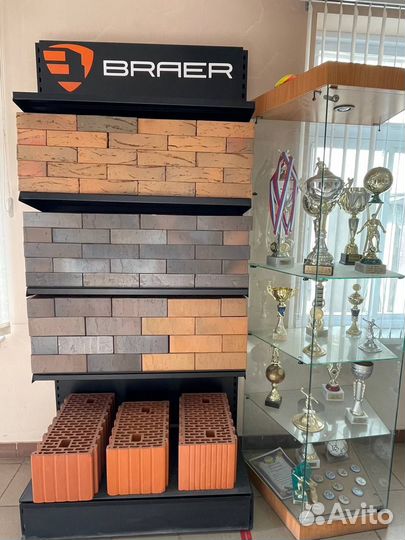 Кирпич керамический кладка гладкий Браер