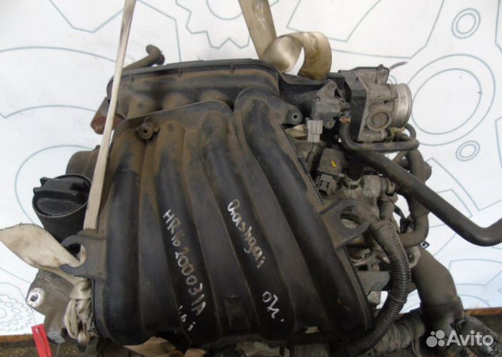 Двигатель Nissan Qashqai 1.6 HR16DE