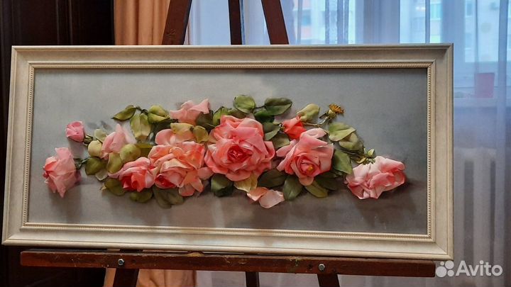 Вышивка лентами