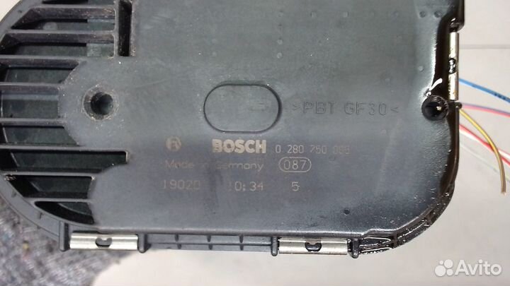 Заслонка дроссельная Peugeot 206, 2001