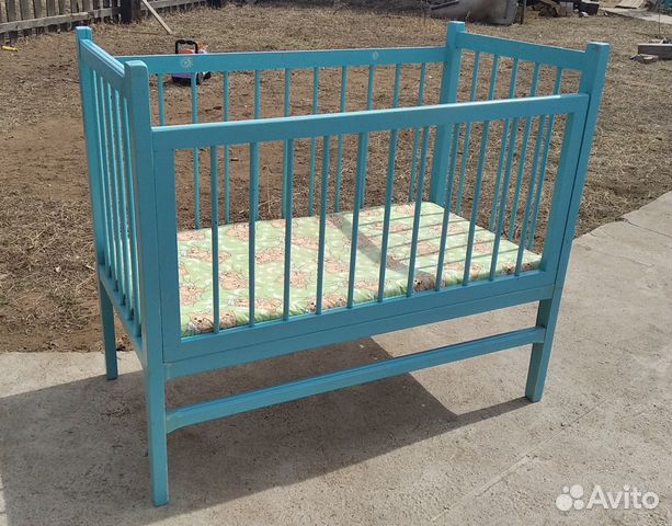 Детская кровать натур дерево