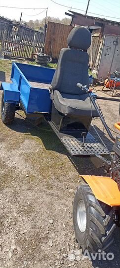 Телега для мотоблока изготовление