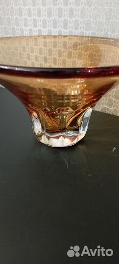 Ваза цветное стекло