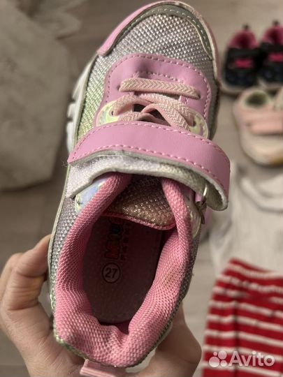 Кроссовки для девочки 27 размер