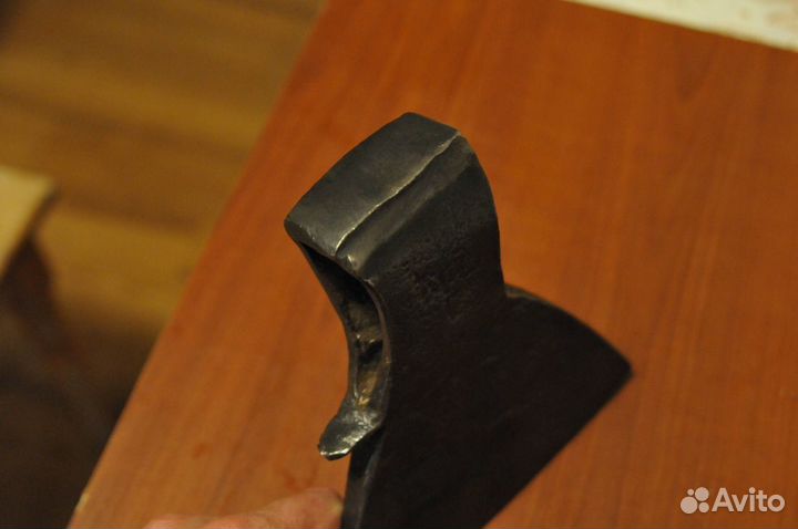 Старинный кованый кузнечная работа топор Редкий