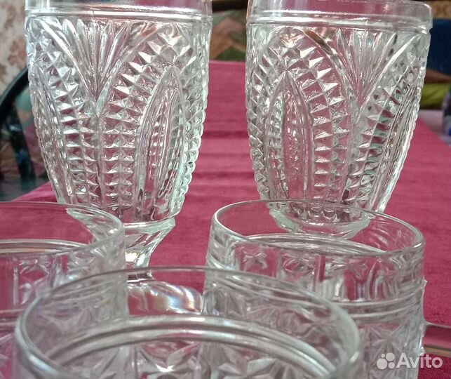 Бокалы СССР хрусталь