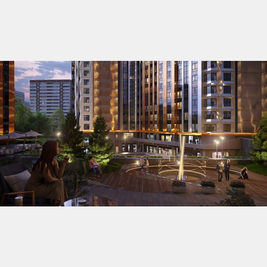 1-к. квартира, 72 м², 23/50 эт.