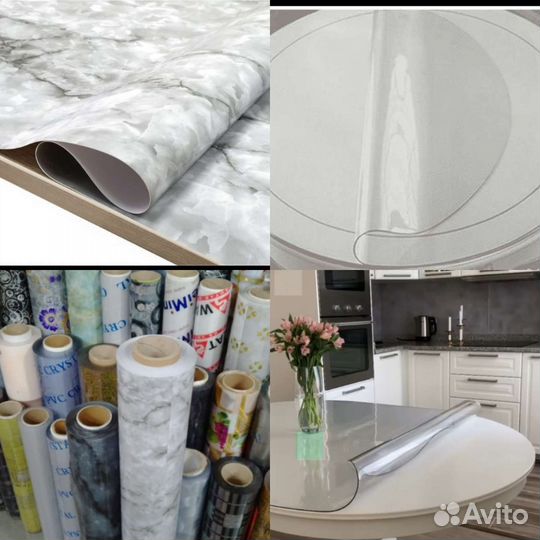 Силиконовая скатерть, жидкое / гибкое стекло пвх