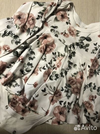 Платье боди для девочки 86