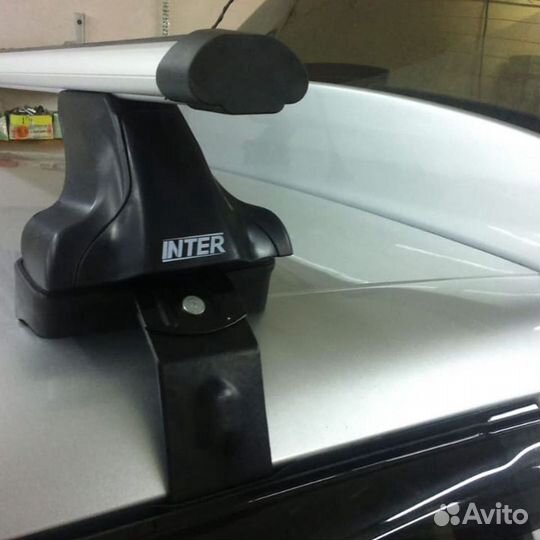 Поперечины аэро серебро за проем двери. Оригинал