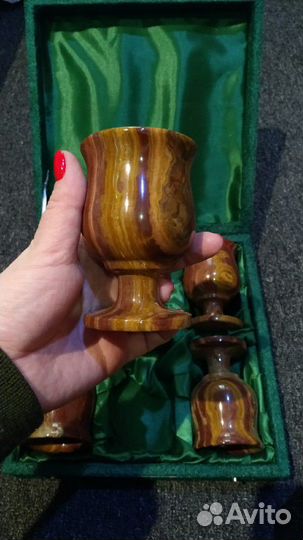 Рюмки из натурального оникса