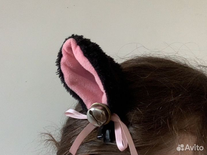 Ушки,кошачие ушки,аниме ушки,аксессуар,заколки