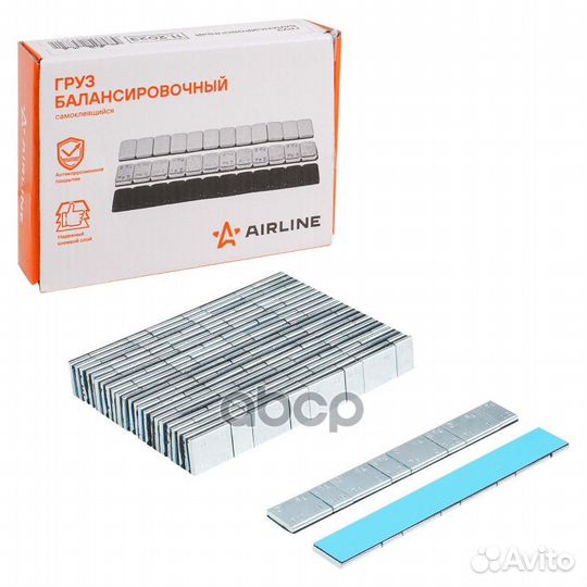 Груз балансировочный самоклеящийся стальной 4*5