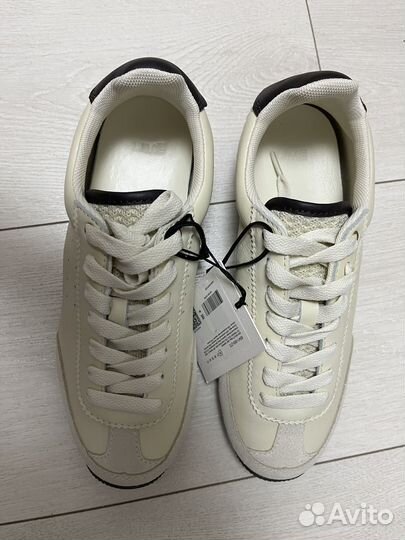 Кожаные кеды Lime