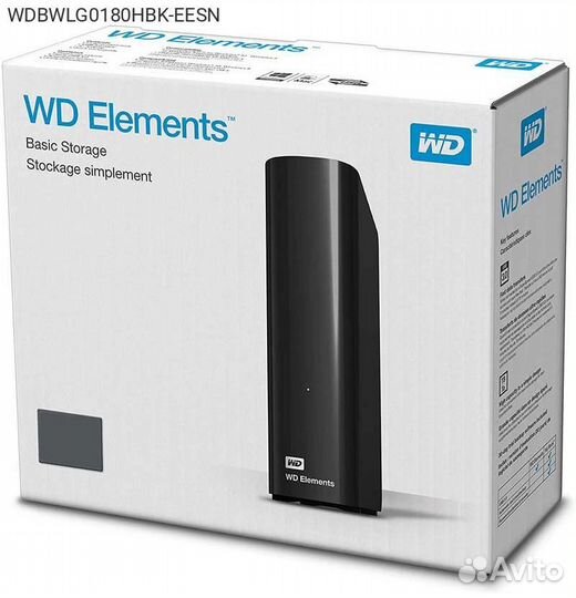 Внешний диск HDD WD Elements Desktop 18TB 3.5
