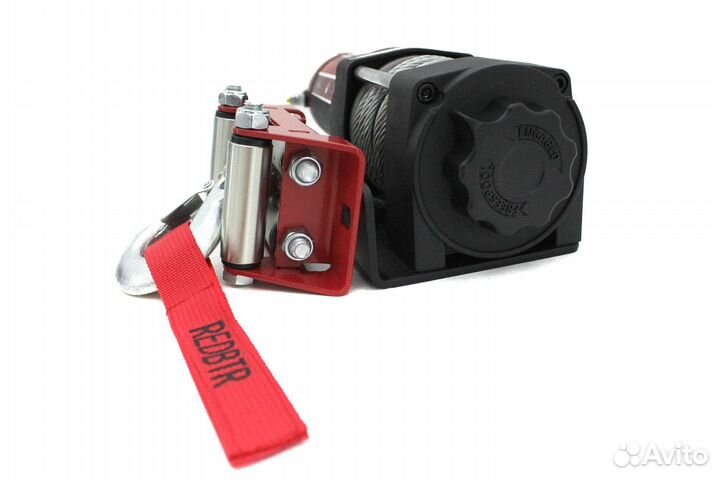 Лебедка УАЗ 12В 3000 lbs (1360 кг) (стальной трос)