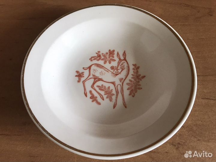 Тарелки СССР Хайтинский фарфор