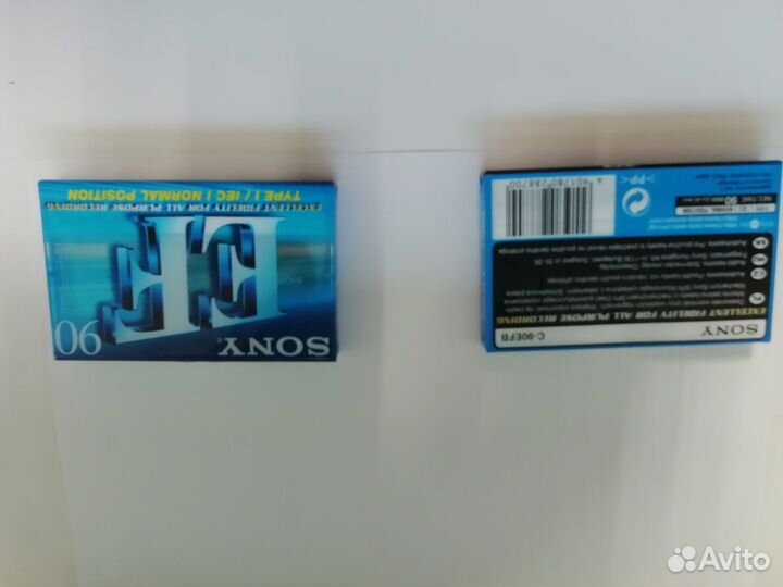 Аудиокассеты новые sony efb 90